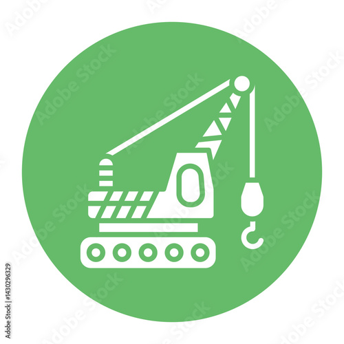 Crawler Crane Icon