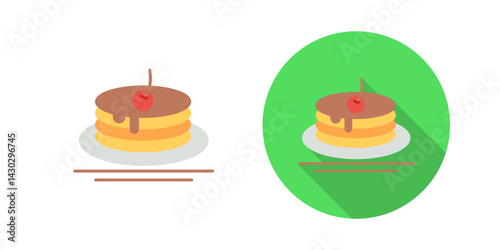 Pancake Vector Icon
