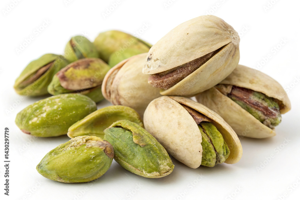 Pistachio isolated on white background