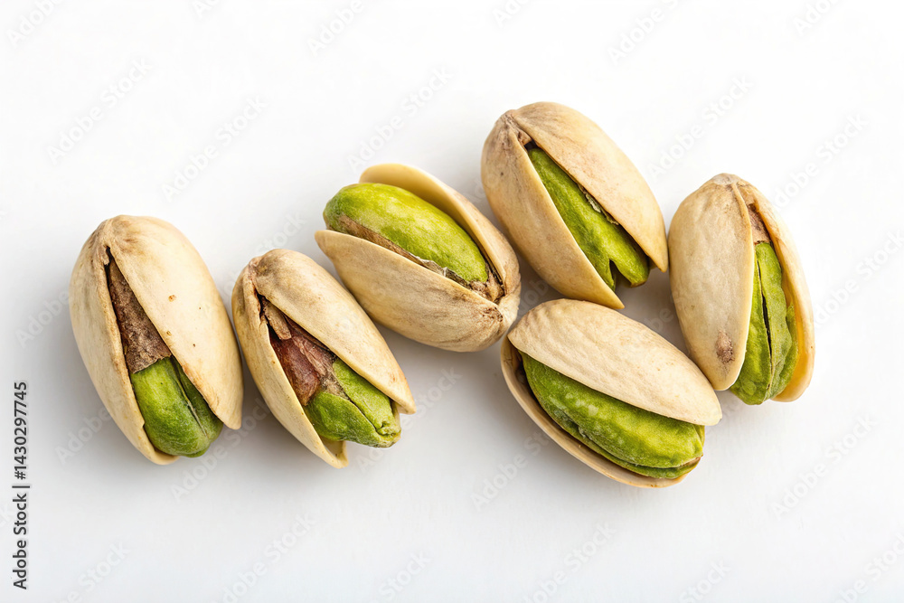 Pistachio isolated on white background