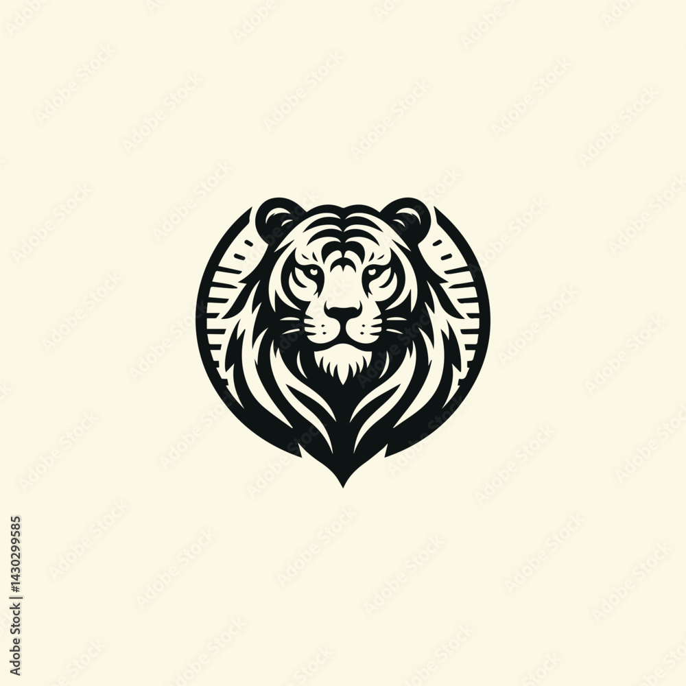 Fototapeta premium Majestic tiger logo