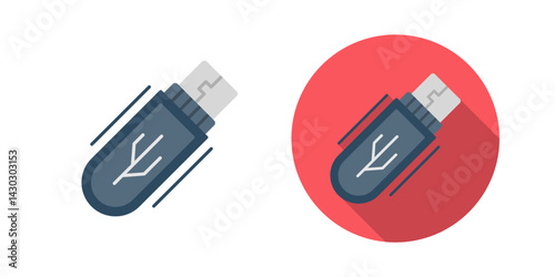 Usb Drive Vector Icon