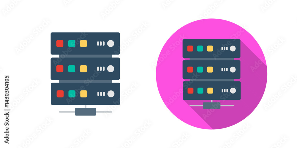 Server Vector Icon Server Vector Icon