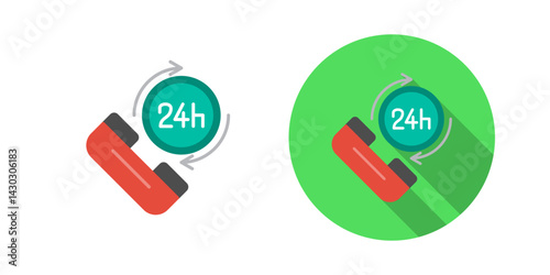 24h Vector Icon