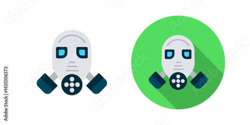 Gas Mask Vector Icon