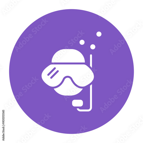 Mask and Snorkel Icon