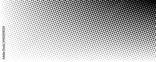 Set of halftone dots gradient pattern texture isolated on white background. Straight dotted spots using halftone circle dot raster texture. Vector blot half tone collection.