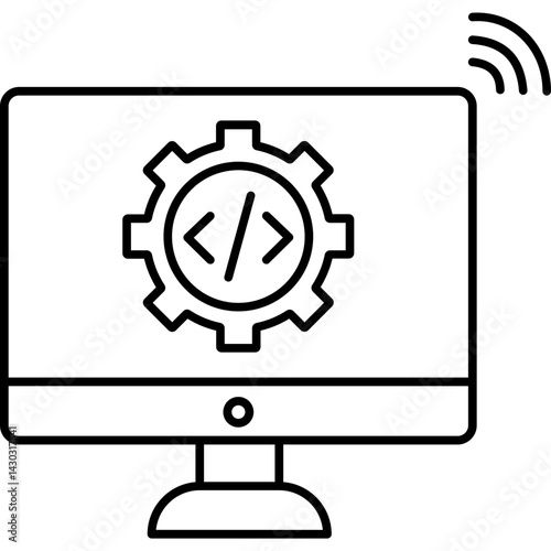 Open Source Software  SVG Icon
