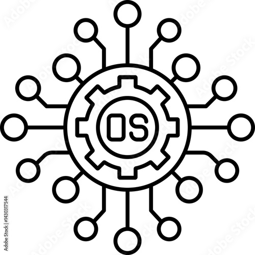 OS Management  SVG Icon