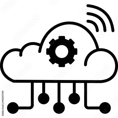 Cloud Computing  SVG Icon