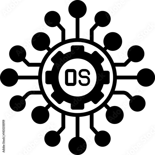 Os Management  SVG Icon