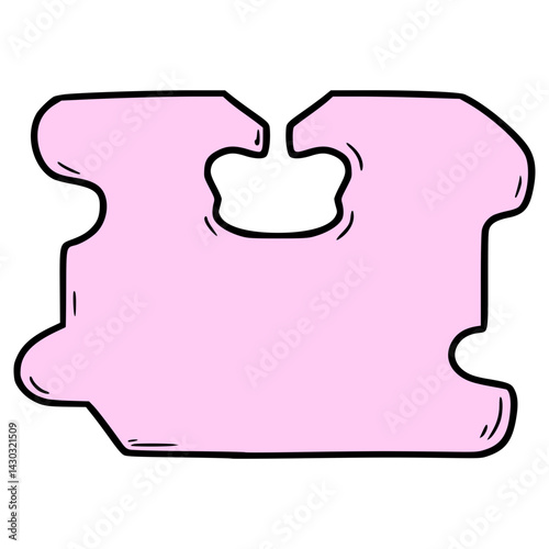 bread clip illustration hand drawn isolated vector