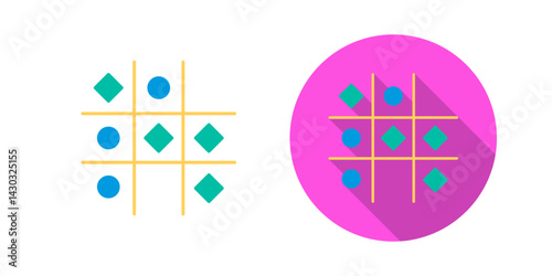 Tic Tac Toe Vector Icon