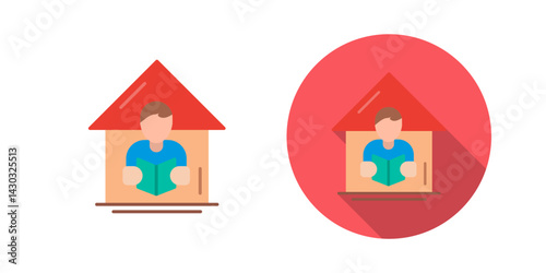 Home Learning Vector Icon