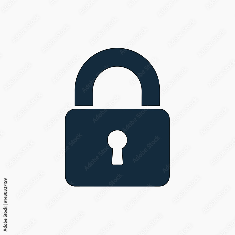 secure data encryption lock icon dark blue key secure data encryption lock icon dark blue key