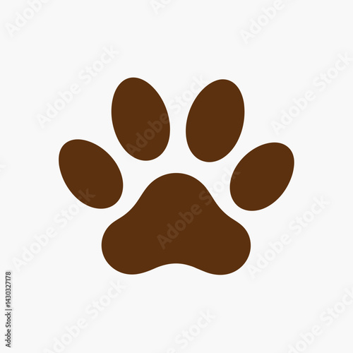 petfriendly home decor brown paw print design