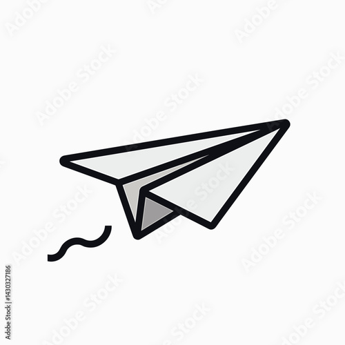 colorful handmade paper airplane with string tail  creative crafts, gift idea, diy project