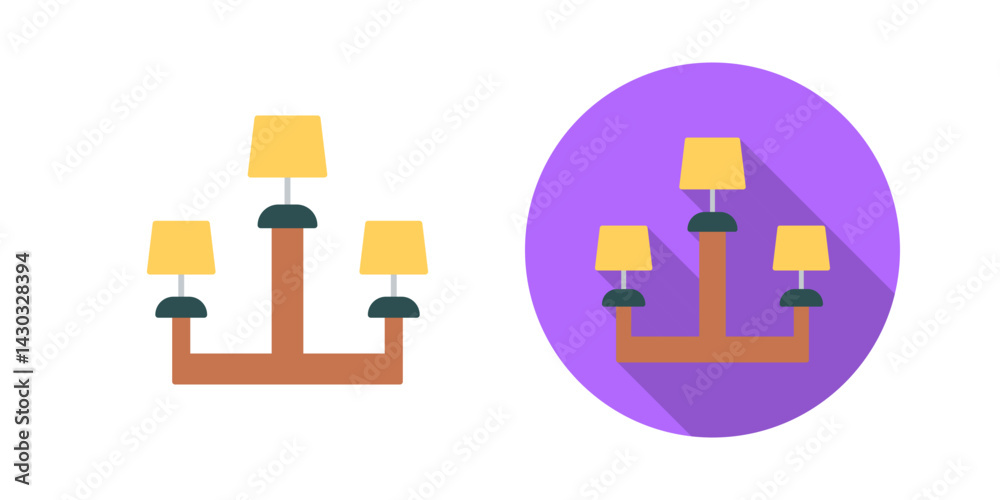 Obraz premium Lamp Vector Icon