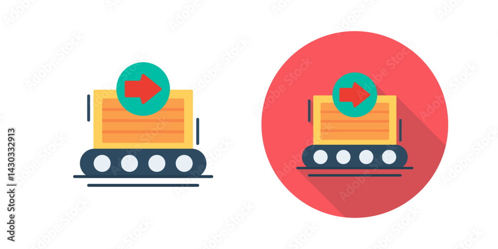 Obraz premium Container Vector Icon