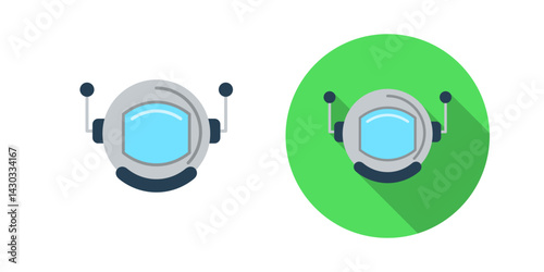 Astronaut Helmate Vector Icon