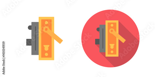 Door Handle Vector Icon