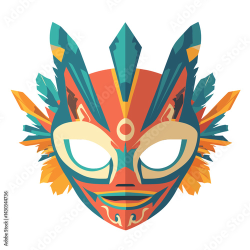 Mardi Gras Carnival Mask mask illustration vibrant vector