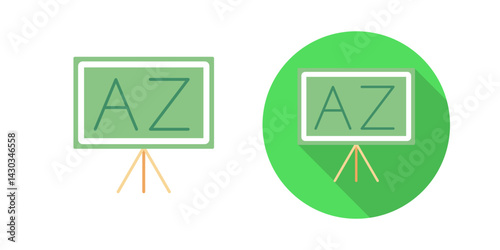From A To Z Vector Icon