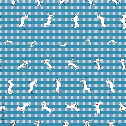 The  Dachshund  story that adopted me .Cartoon and funny pattern surface designs .
