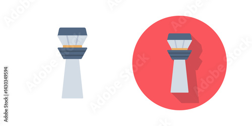 Control Tower Vector Icon