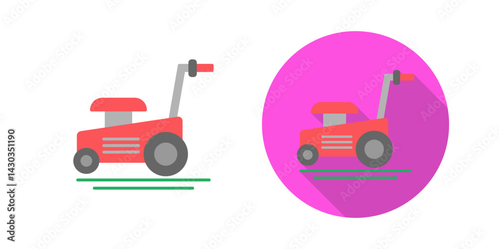 Obraz premium Lawn Mower Vector Icon
