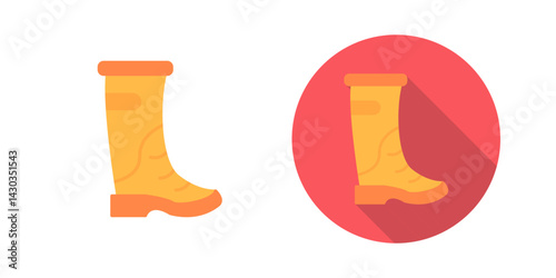 Rain Boots Vector Icon