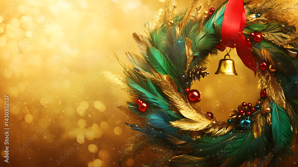 Obraz premium Minimalist style Christmas,Christmas, decoration, Christmas tree,holiday, xmas,winter, decorations,celebration, presents,gift, Santa Claus,ornaments,december,seasonal,art,happy,new year