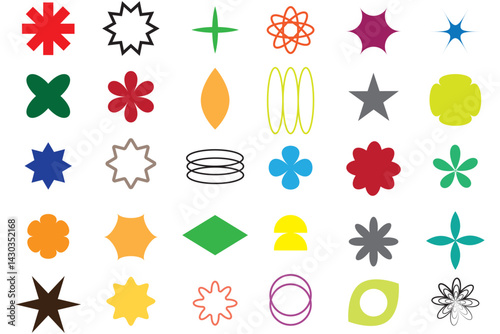 Abstract geometric shapes and grids. eps 10 