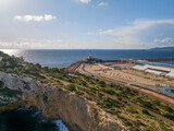 Faro del Botafoc en el paseo marítimo de Ibiza, Islas Baleares