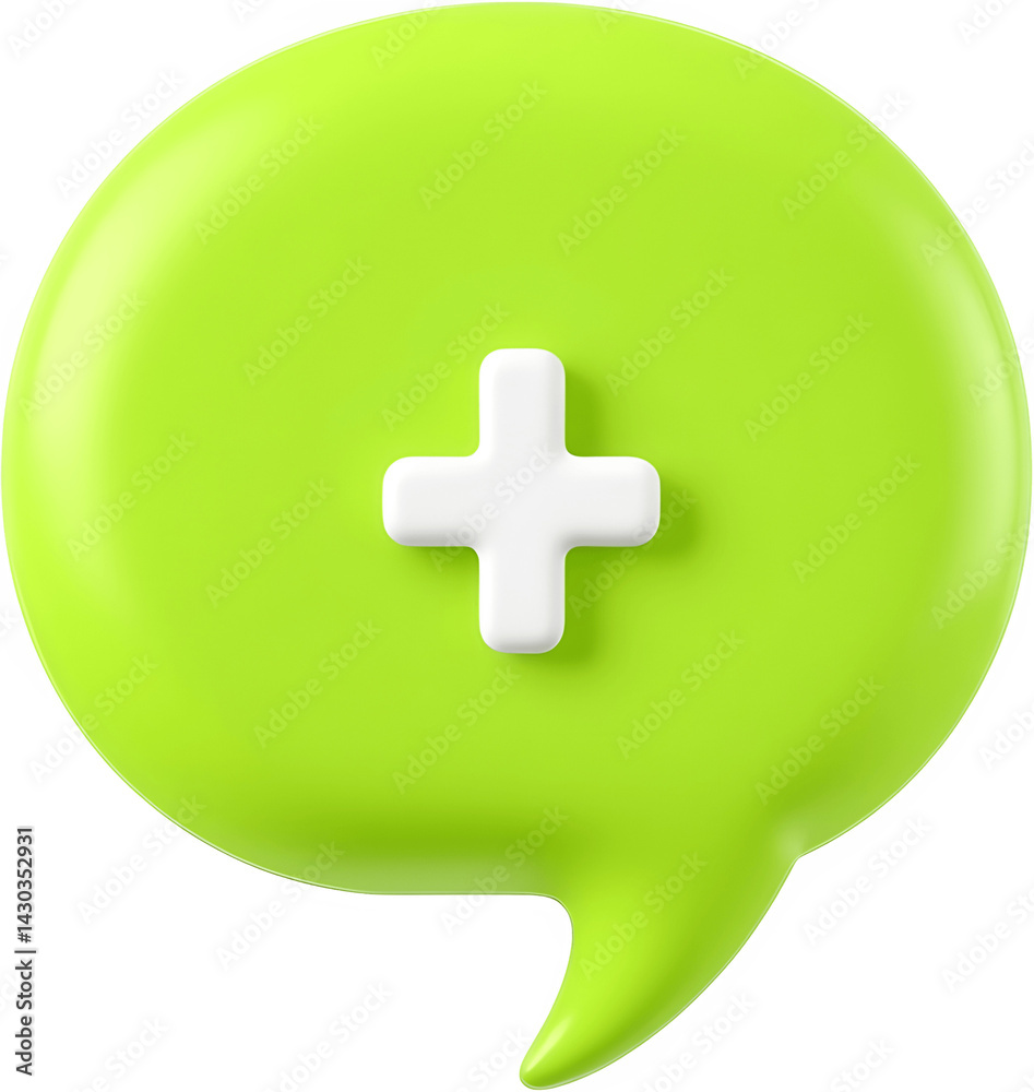 Obraz premium 소통채팅버블