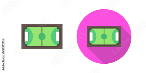 Football Field Vector Icon