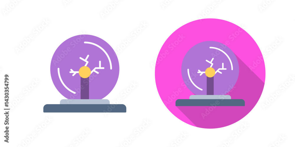 Plasma Ball Vector Icon Plasma Ball Vector Icon