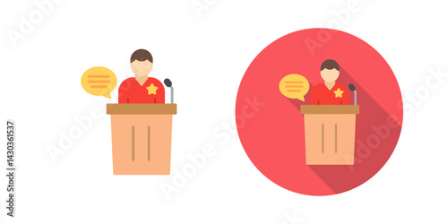 Debate Vector Icon