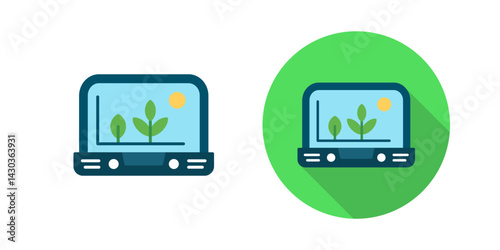Smart Farm Vector Icon