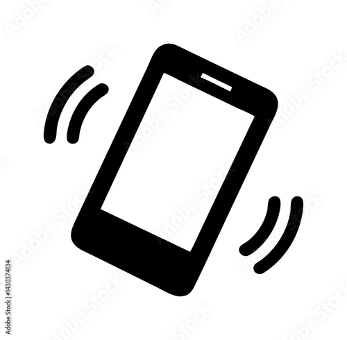 Wallpaper Mural Diagonally oriented smartphone with vibration effect Torontodigital.ca