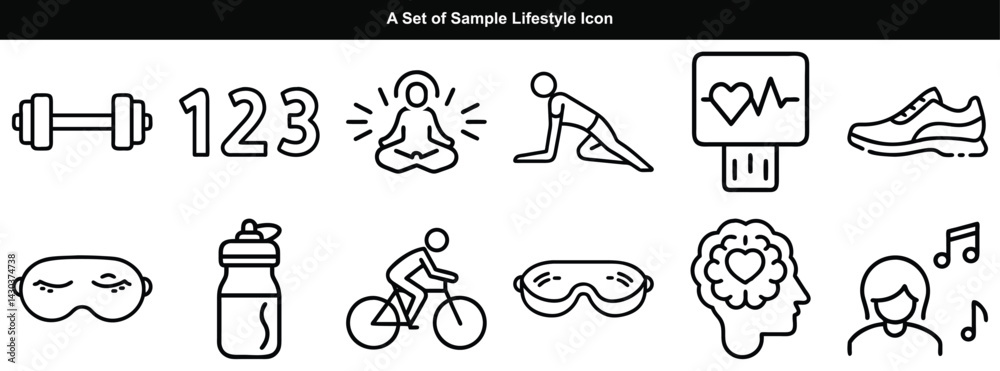 Fototapeta premium Lifestyle Choices: Elevate Daily Living with Balance and Wellness
