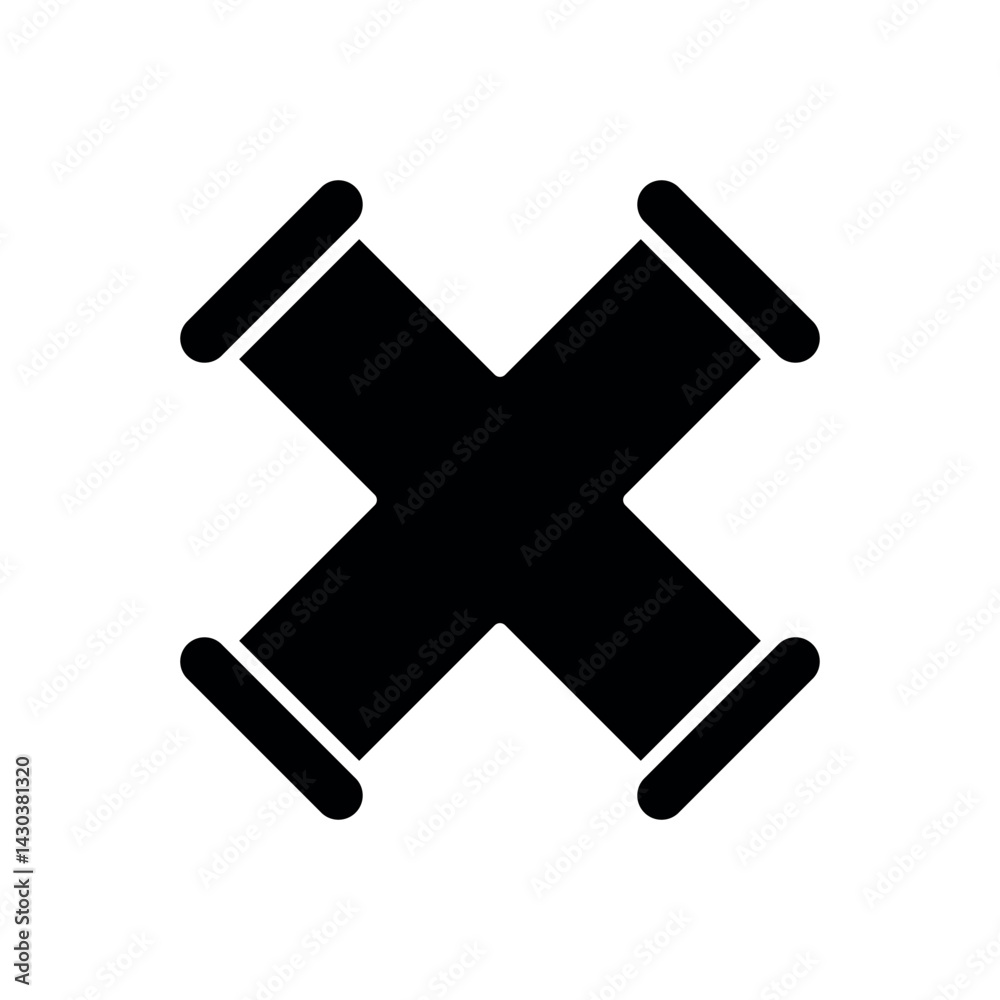 pipe sign symbol vector icon
pipe sign symbol vector icon