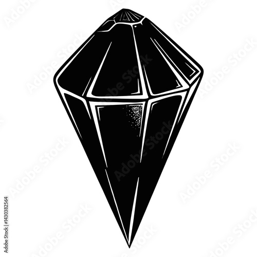 Individual diamond illustration gemstone design vector