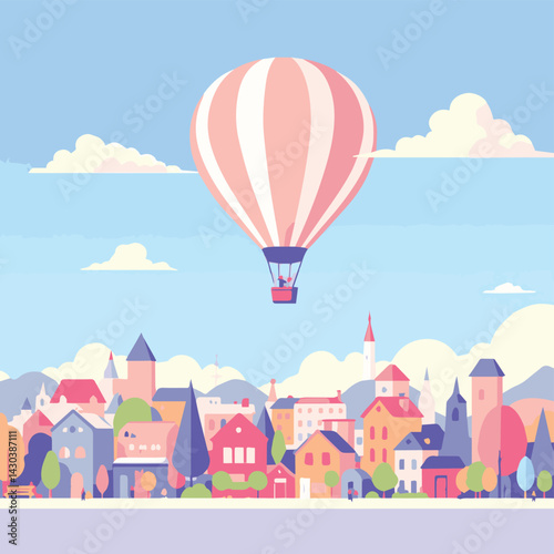 hot air balloon in sky