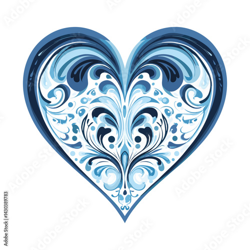 Carttoon heart icon pattern illustration accessories vector