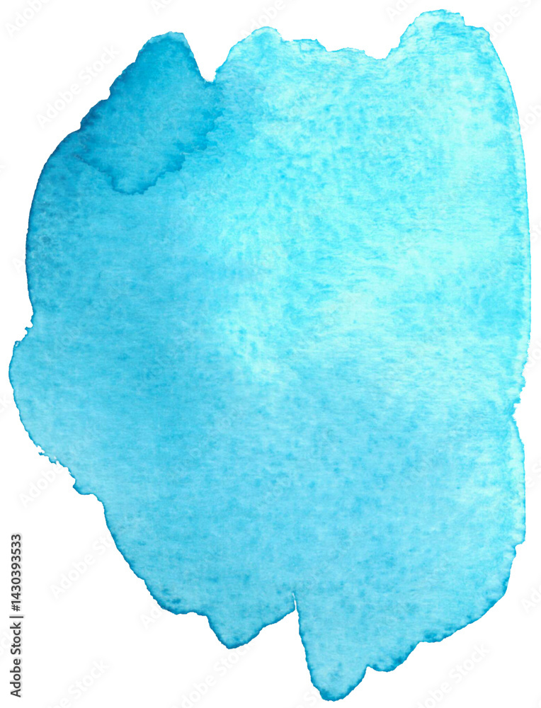Obraz premium Vibrant Abstract Blue Watercolor Texture