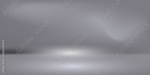 Empty grey studio background. Limbo dark bg. Product studio room. Limbo dark background. Abstract 3d backdrop for presentation. Minimal wall scene