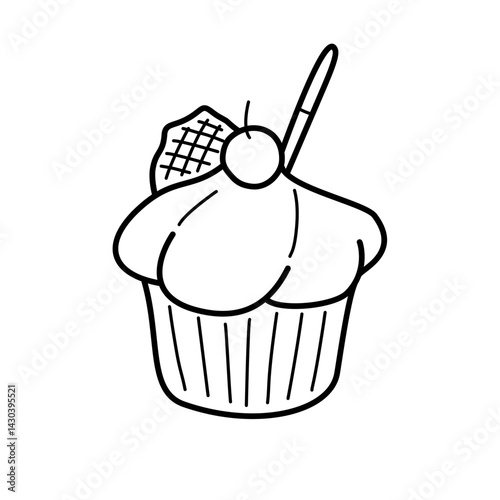 Obraz na płótnie Cupcake Sweet w salonie