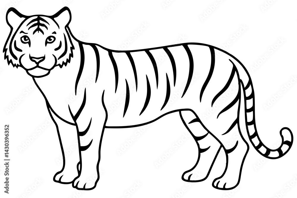 Wild Tiger Ink Art Wild Tiger Ink Art