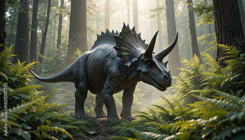 rhinoceros in the park